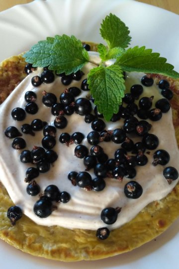 Rýchle banánové palacinky s tvarohom