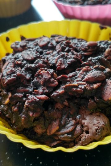 Zdravé čokoládové muffiny z ovsených vločiek
