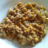 Bulgur s kukuricou a syrom - rýchla večera