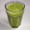 Zelené smoothie so špenátom a banánom