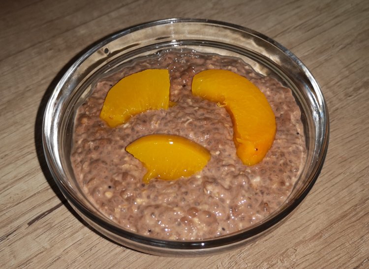 Chia puding z ovsených vločiek