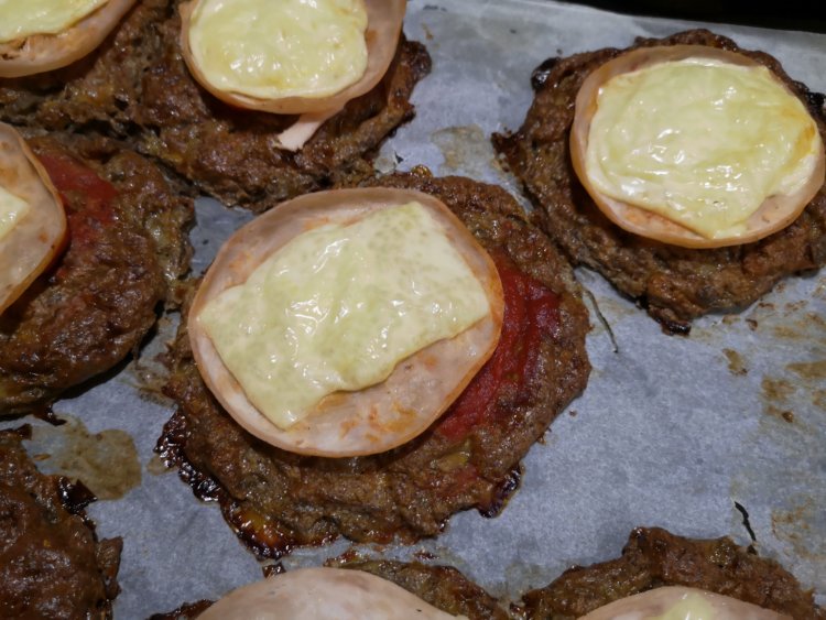 Pizza koláčiky z chia semienok