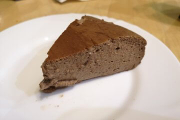 Čokoládovo tvarohový lowcarb koláč