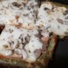 Lowcarb pizza s mozzarellou