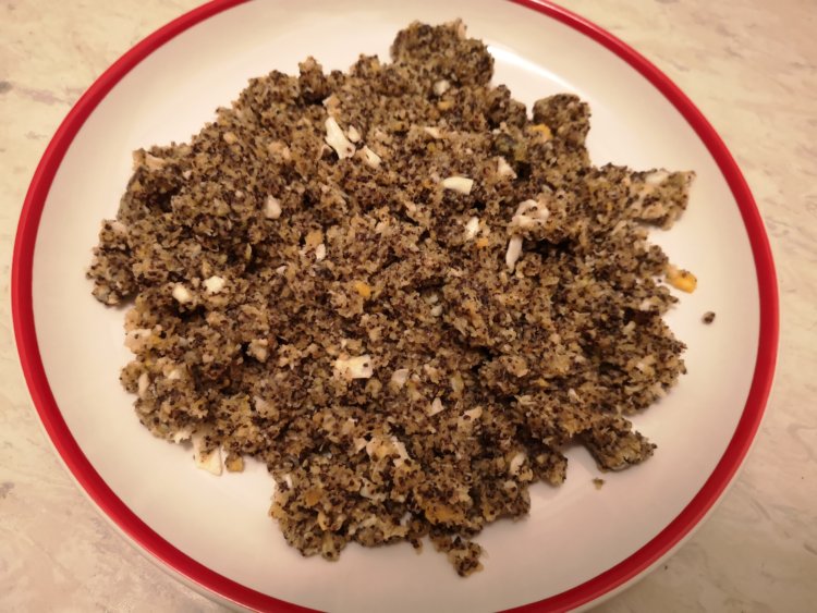 Makovo kokosová raňajková lowcarb kaša