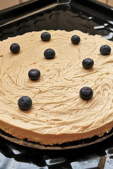 Arašidovo kakaový lowcarb koláč